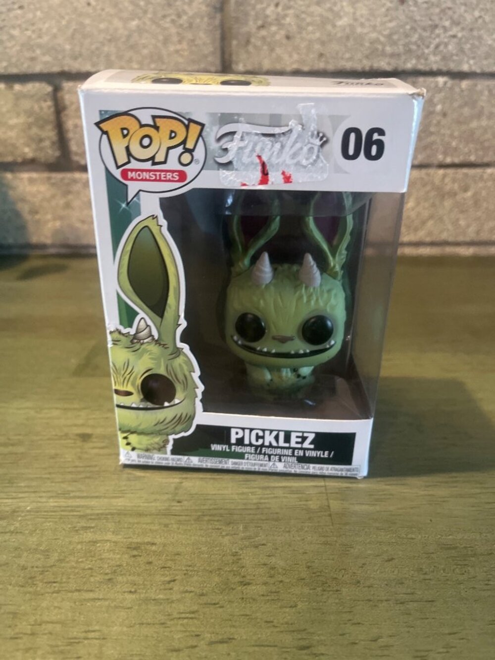 Funko Pop Monsters #06 Picklez Vinyl Figure Green Collectible Toy Boxed